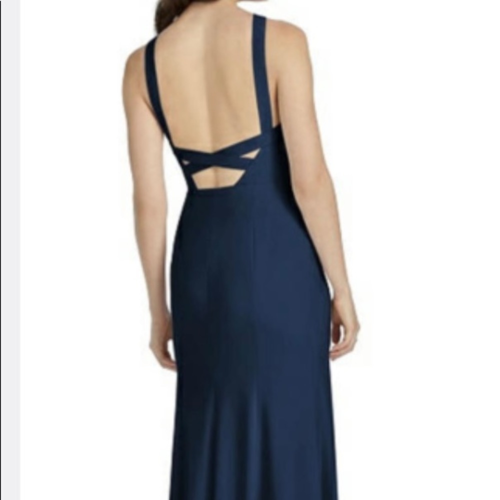Dessy Collection Bridesmaids Column Dress 3039 Midnight